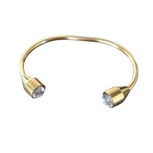 Gold Plated Magnetic Therapy Cuff Bracelet